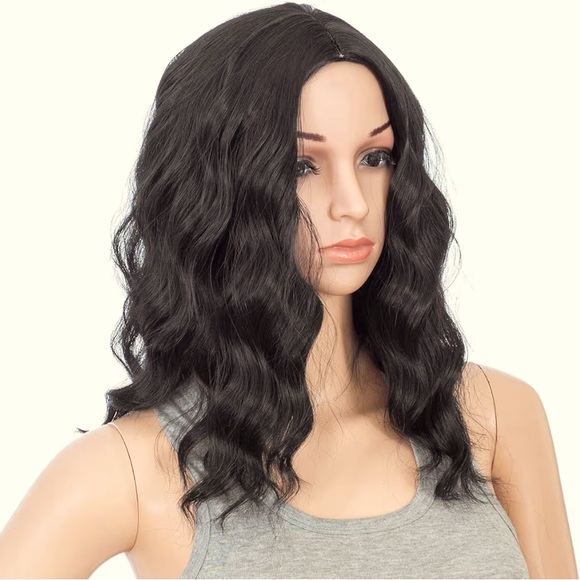 Other - One Hour Sale ‼️Elegant Dark Brown #4 Wavy Hair Wig #963